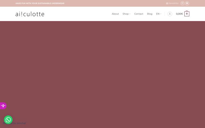 Screenshot of aiculotte.com