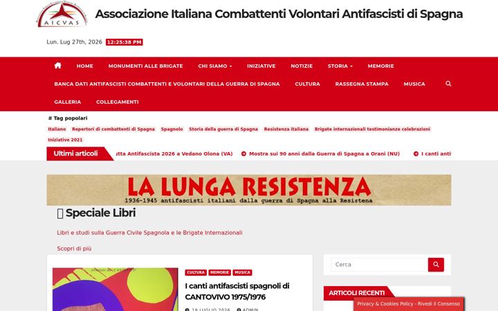 Screenshot of aicvas.org