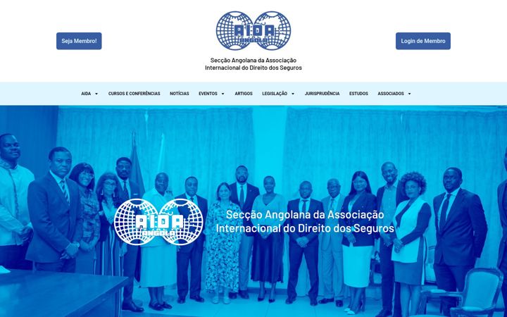 Screenshot of aida-angola.ao
