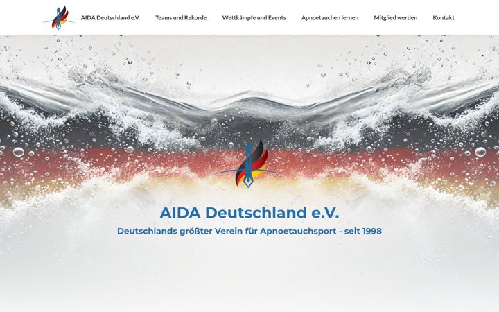 Ekrano kopija aida-deutschland.de