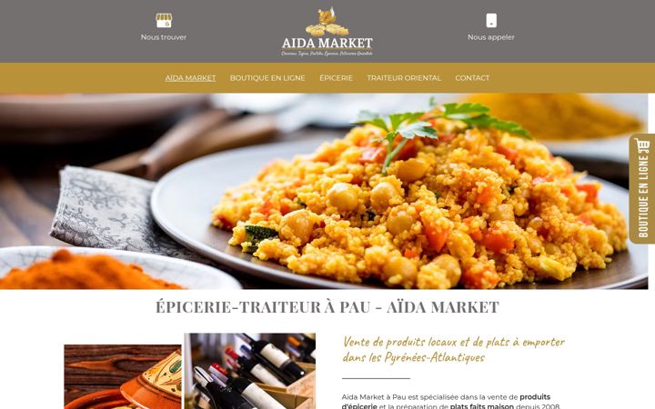 Screenshot von aida-market.fr
