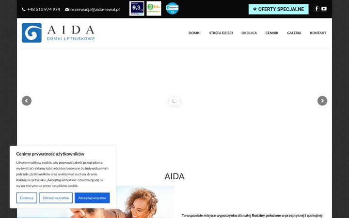 Screenshot of aida-rewal.pl