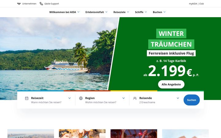 Ekrano kopija aida.ch