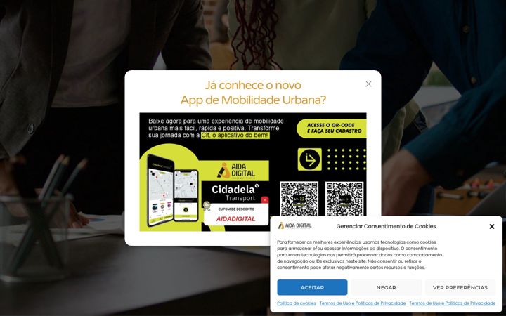 Screenshot of aidadigital.com.br