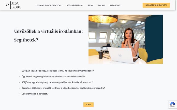 Screenshot of aidairoda.hu