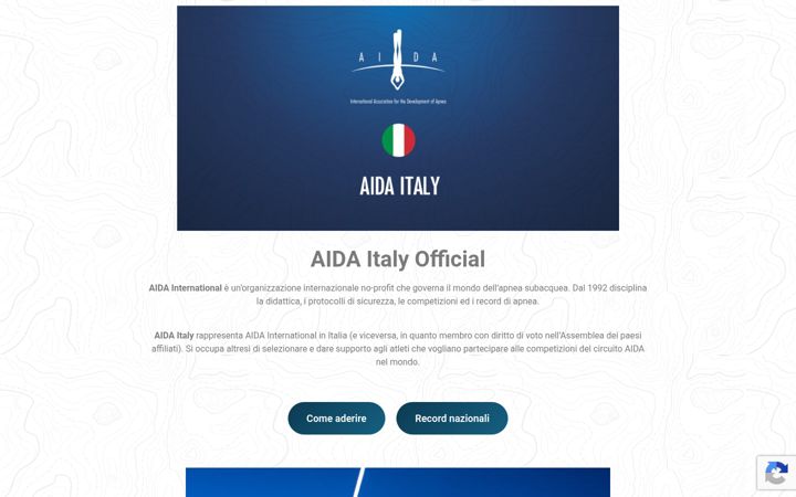 Screenshot of aidaitalyofficial.com