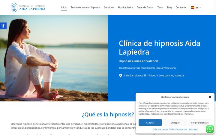 Screenshot of aidalapiedra.pro