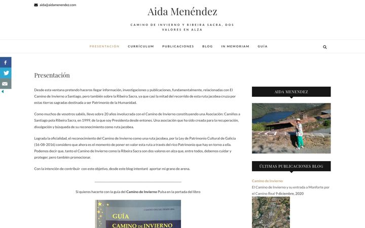 Képernyőkép: aidamenendez.com