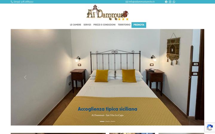 Kuvakaappaus sivustosta aidammusisanvito.it