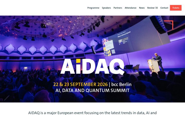Screenshot of aidaq.berlin