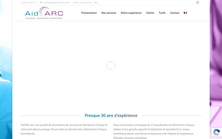 Screenshot of aidarc.com