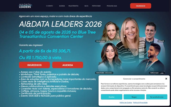 Screenshot of aidataleaders.com.br