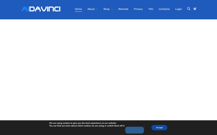 Screenshot of aidavinci.nl