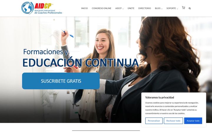 Screenshot of aidcp.com