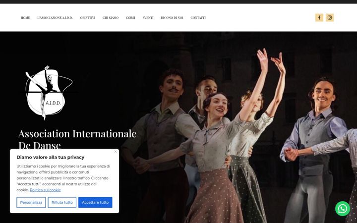 Screenshot of aiddetsdanse.it
