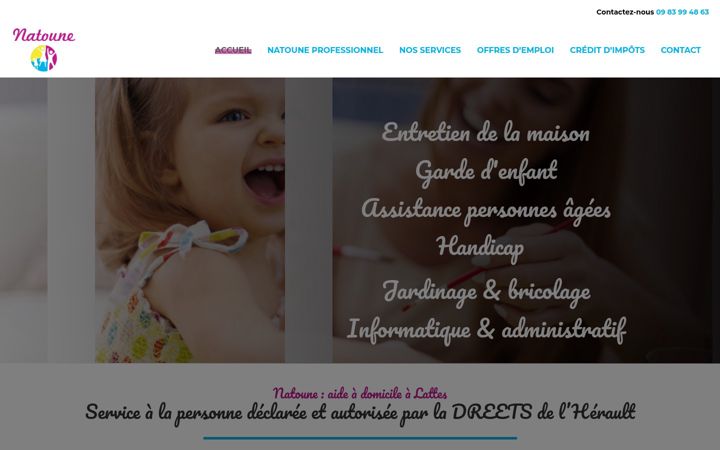 Screenshot of aide-a-domicile-lattes.fr