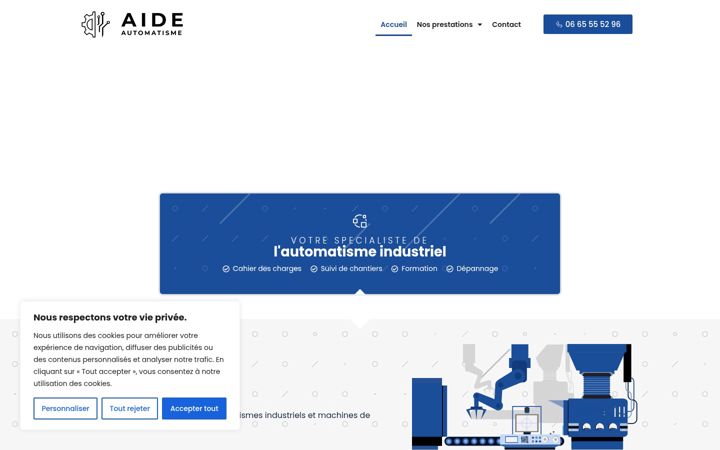 Screenshot του aide-automatisme.com