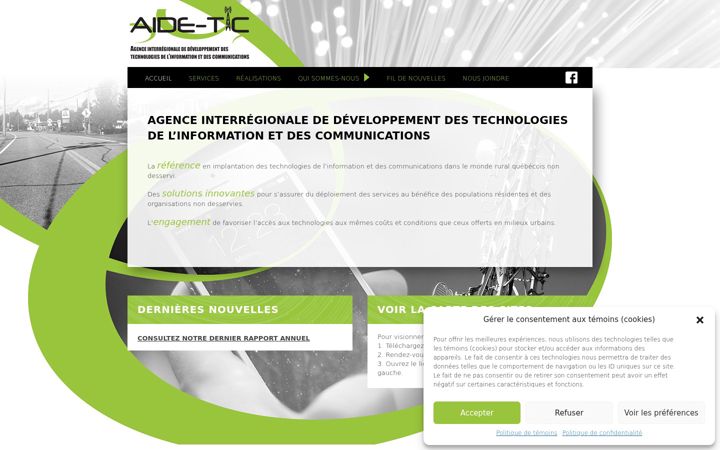 Screenshot του aide-tic.com