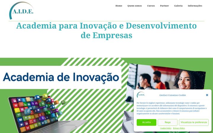 Zrzut ekranu aideacademia.org