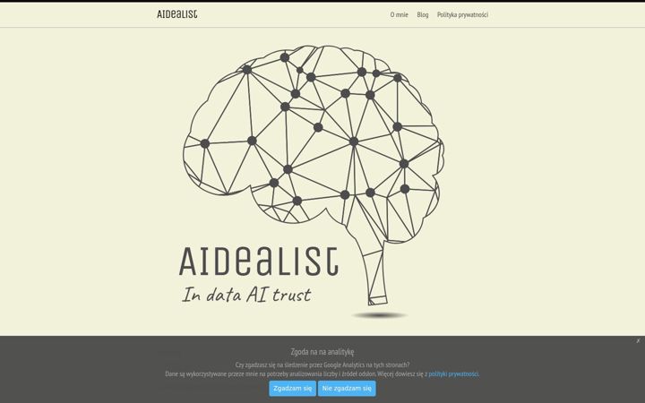 Screenshot of aidealist.pl
