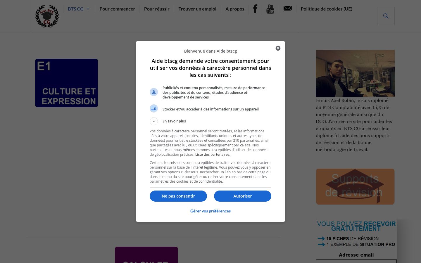 Ekraanipilt nõusolekubännerist, mida näidati enne mis tahes suhtlust