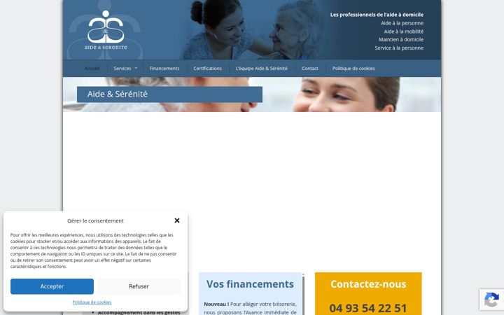 Ekraanipilt saidist aideetserenite.info