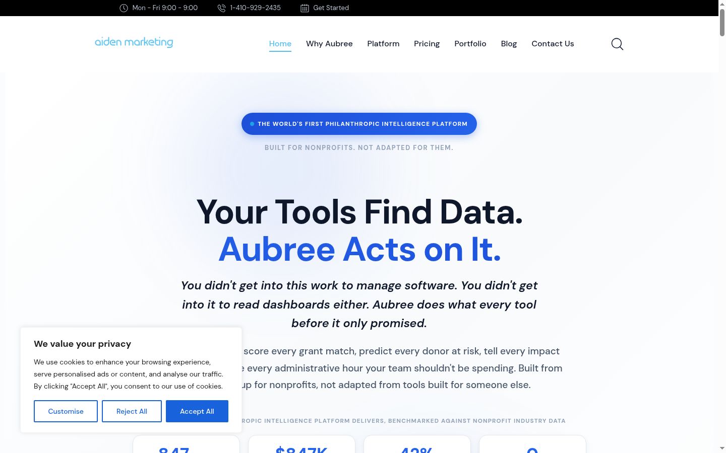 Ekraanipilt nõusolekubännerist, mida näidati enne mis tahes suhtlust