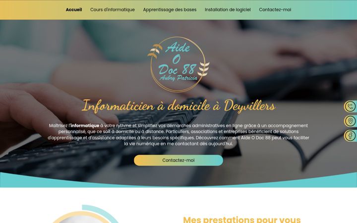Screenshot of aideodoc88.fr