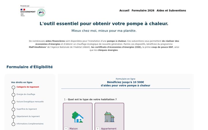 Screenshot of aides-pac-national.fr