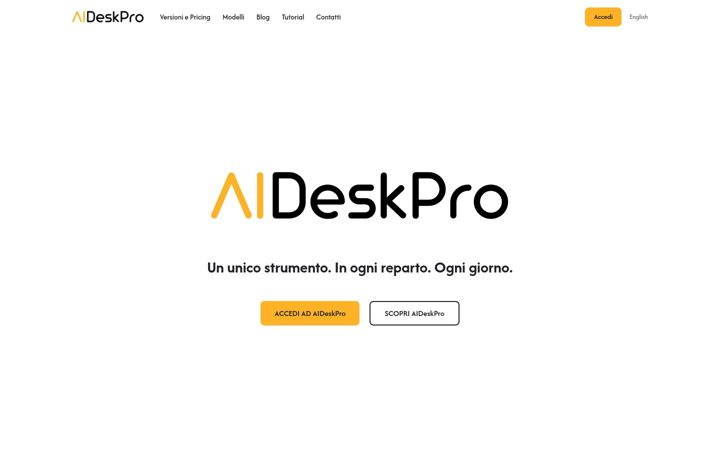 Screenshot of aideskpro.com