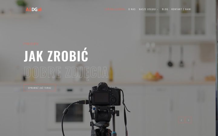 Snimka zaslona za aidg.pl
