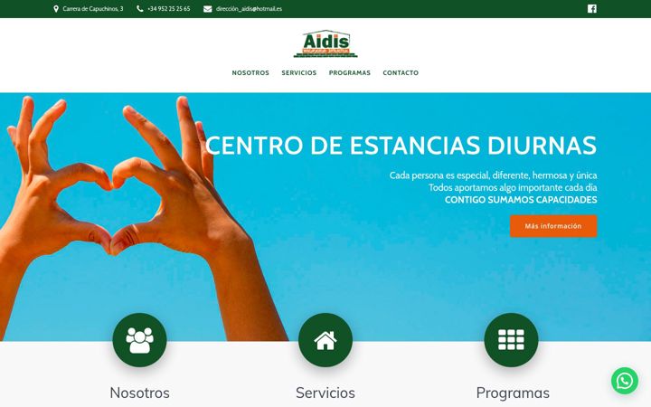 Screenshot of aidis.es