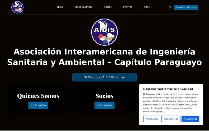 Screenshot of aidisparaguay.org.py