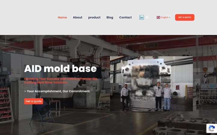 Skjámynd af aidmoldbase.com