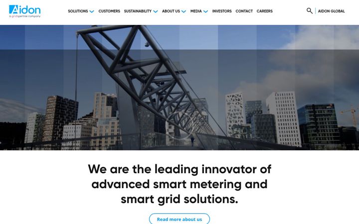 Screenshot of aidon.com