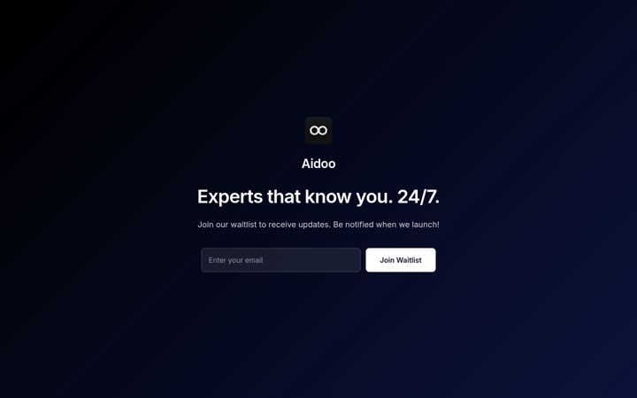 Screenshot of aidooapp.com
