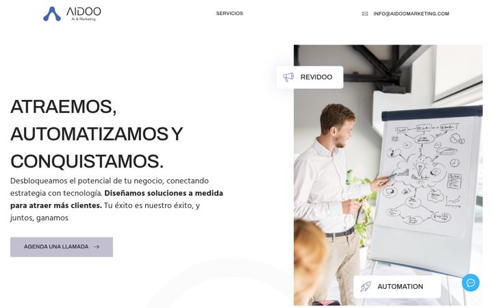 Screenshot of aidoomarketing.com