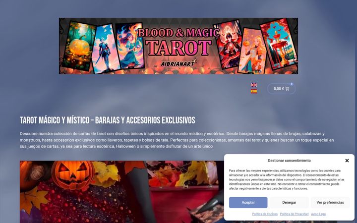 Screenshot of aidrianshop.com