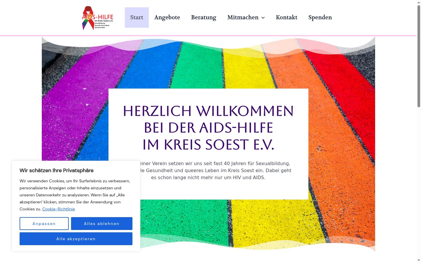Zrzut ekranu banera zgody wyświetlanego przed jakąkolwiek interakcją