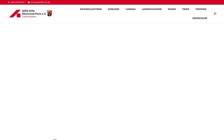 Screenshot of aidshilfe-rlp.de