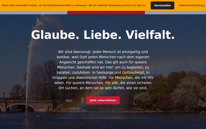 Screenshot of aidsseelsorge.de