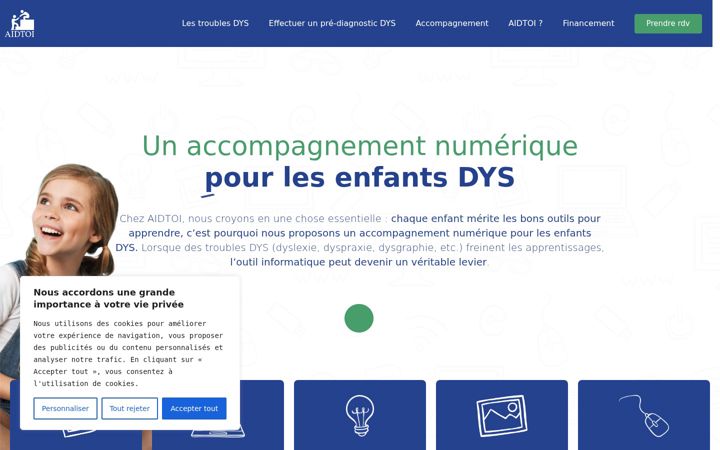 Screenshot of aidtoi.fr