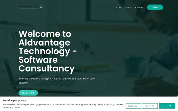 Screenshot of aidvantagetechnology.net