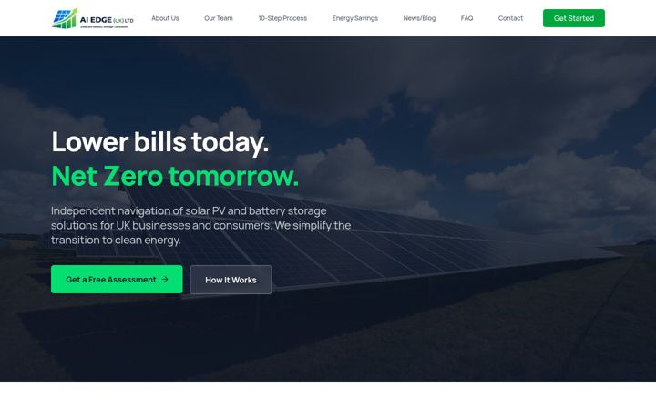 Screenshot of aiedgeuk.com