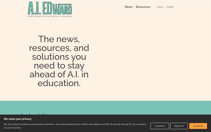 Screenshot of aiedward.org