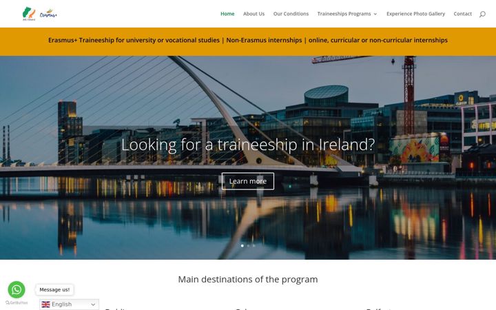 Screenshot of aieireland.com