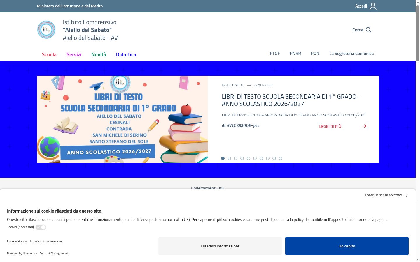 Ekraanipilt nõusolekubännerist, mida näidati enne mis tahes suhtlust
