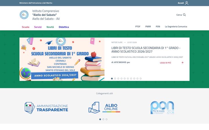 Screenshot di aielloscuole.edu.it