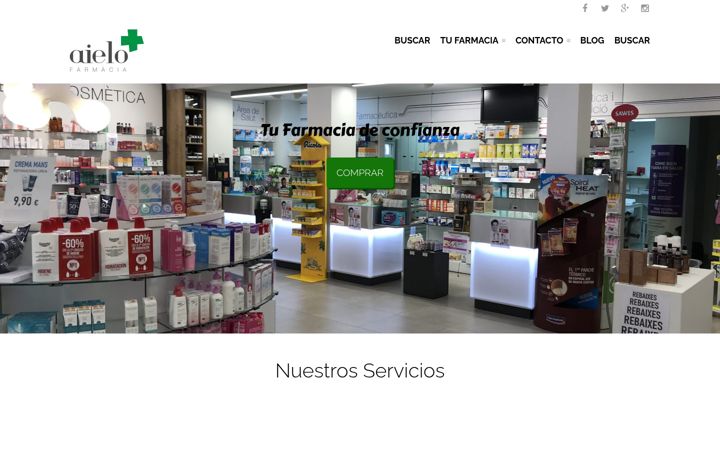 Screenshot of aielofarmacia.com