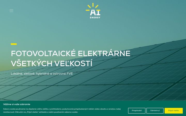 Screenshot di aienergy.sk
